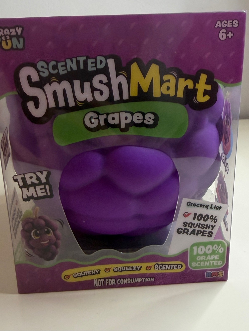 FiveBelow SmushMart Grapes Squishy Toy - Purple